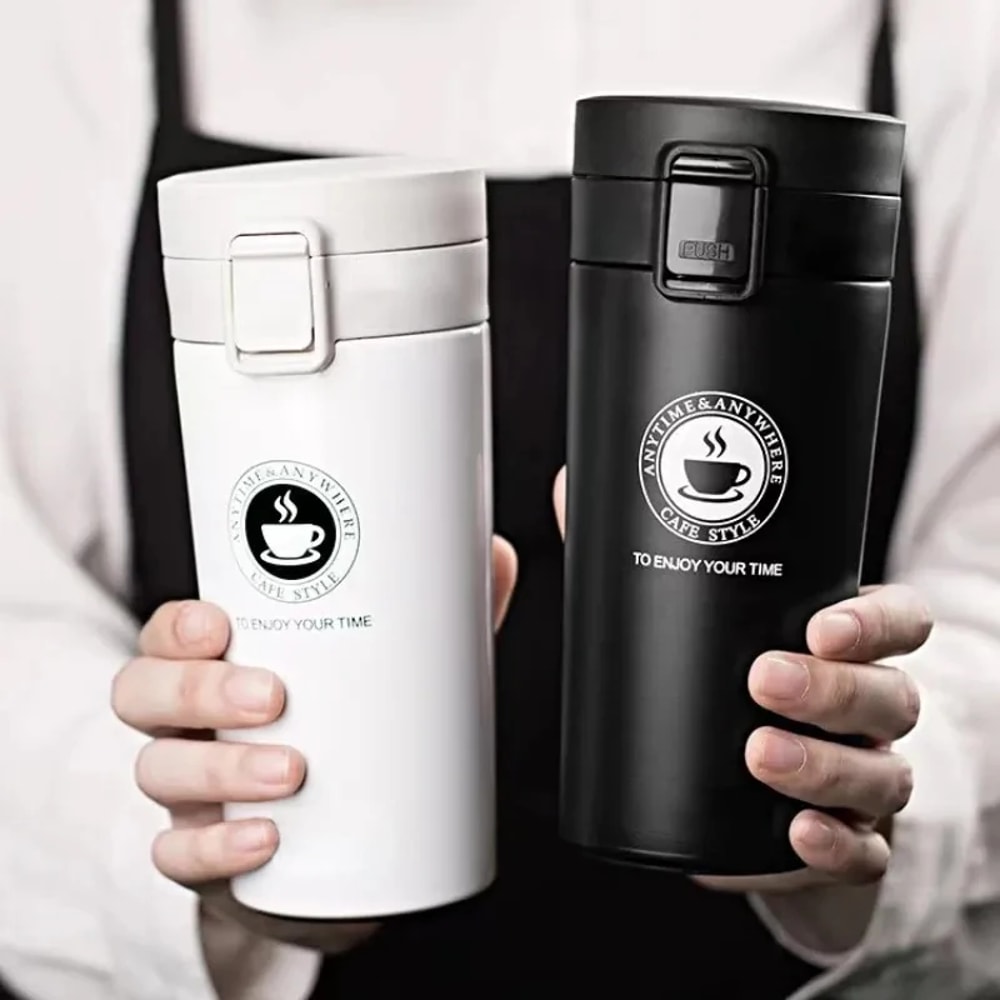 Premium Insulated Coffee Mug Stainless Steel Thermos for Travel & Outdoor Use