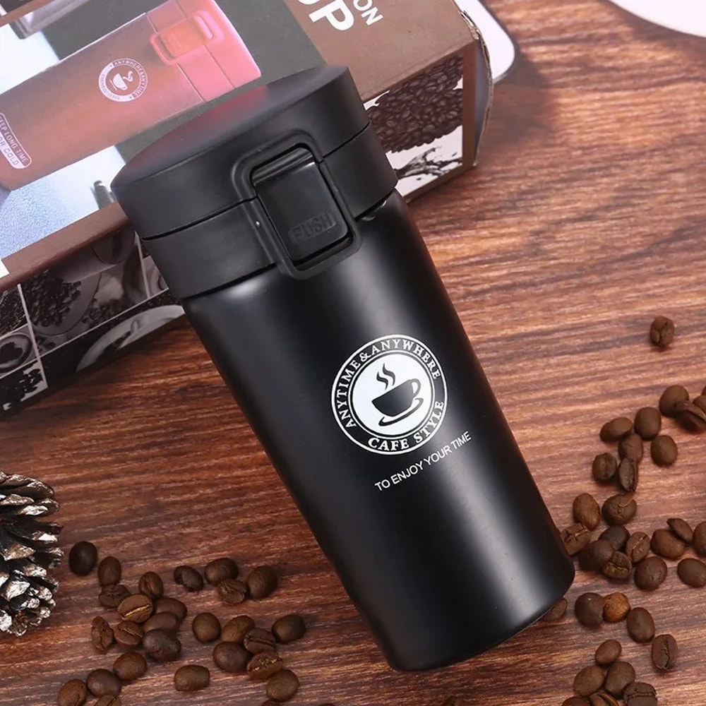 Premium Insulated Coffee Mug Stainless Steel Thermos for Travel & Outdoor Use