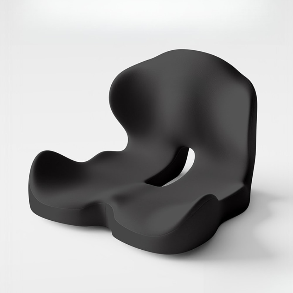 ErgoComfort Memory Foam Seat Cushion For Office Chair With Lumbar Hip Support 10