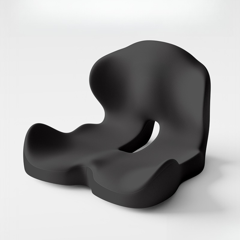 ErgoComfort Memory Foam Seat Cushion For Office Chair With Lumbar Hip Support 10