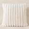 Corduroy Striped Pillow Cover Soft Decorative Throw Cushion for Sofa Bedroom Car