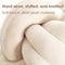 Handmade Knot Pillow Decorative Throw Pillow for Aesthetic Home Decor & Modern Living Spaces