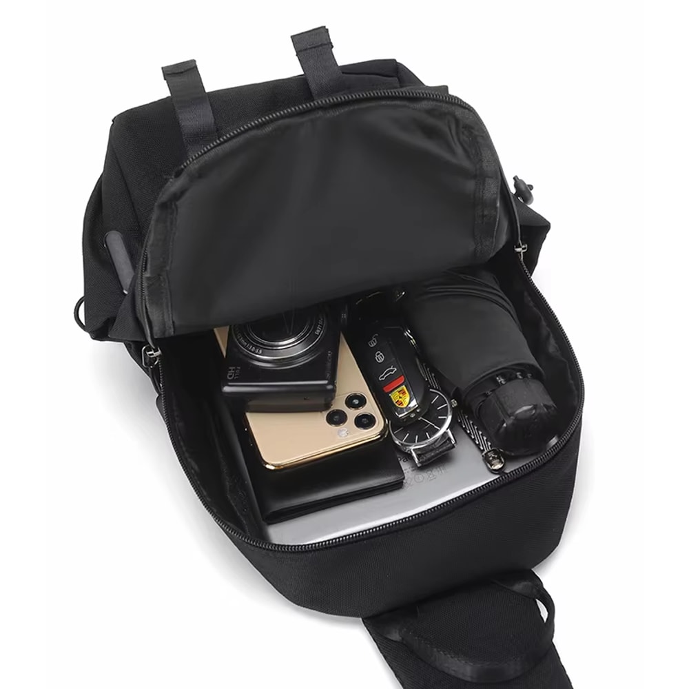 Versatile Urban Sling Bag Trendy Water Resistant Chest Crossbody For Men 2