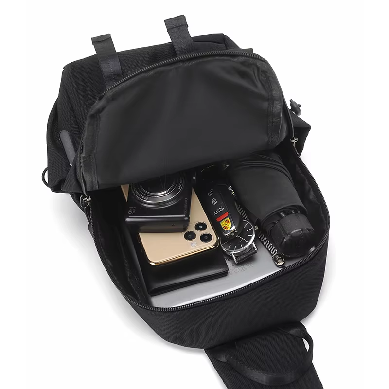 Versatile Urban Sling Bag Trendy Water Resistant Chest Crossbody For Men 2