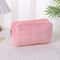 Portable Makeup Organizer Cute Soft Plush Cosmetic Bag Travel Pouch with Zipper Ideal Toiletry Storage for Women