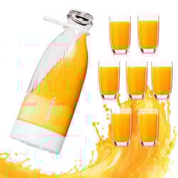 portable wireless blender rechargeable electric juicer for smoothies & shakes