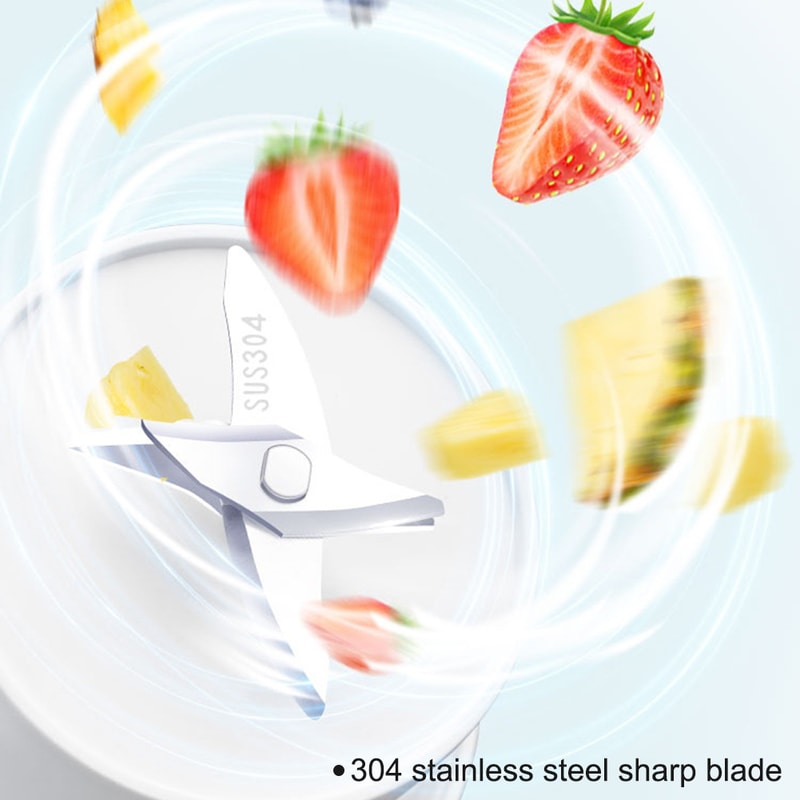 Portable Wireless Blender Rechargeable Electric Juicer for Smoothies & Shakes