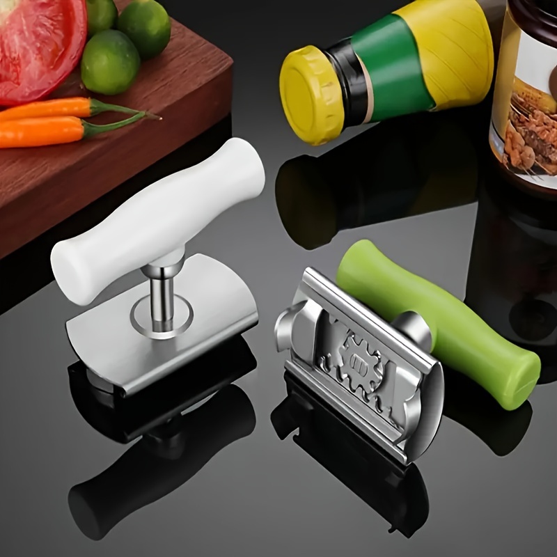 Adjustable Stainless Steel Manual Jar Opener Labor Saving Kitchen Tool for Easy Cap Removal