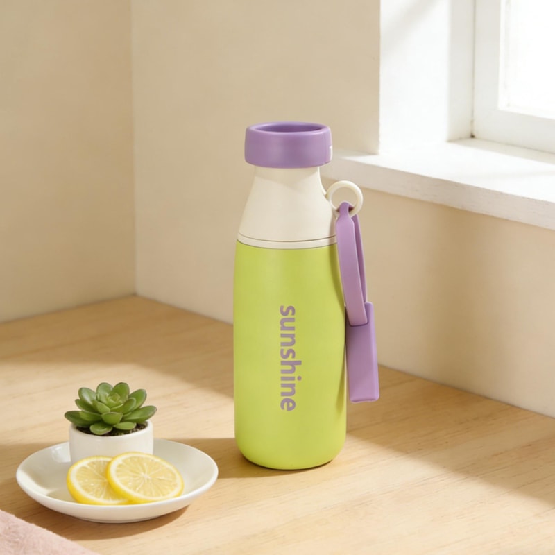 Large Capacity Stainless Steel Insulated Cup With Straw Multi Functional Gift Milk Bottle Water Cu 8