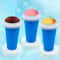 Large Capacity Quick Frozen Slushy Maker Cup Slushy Cup for Homemade Smoothies Juice Ice Cream and Frozen Drinks