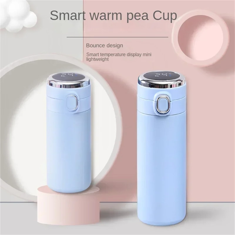 Smart Thermos Mug With LED Temperature Display Portable Stainless Steel Travel Insulated Coffee Cup 1