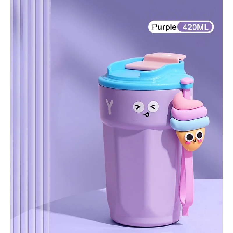 Premium Stainless Steel Travel Mug Leak Proof Coffee Tumbler with Vacuum Insulation for Outdoor & Daily Use