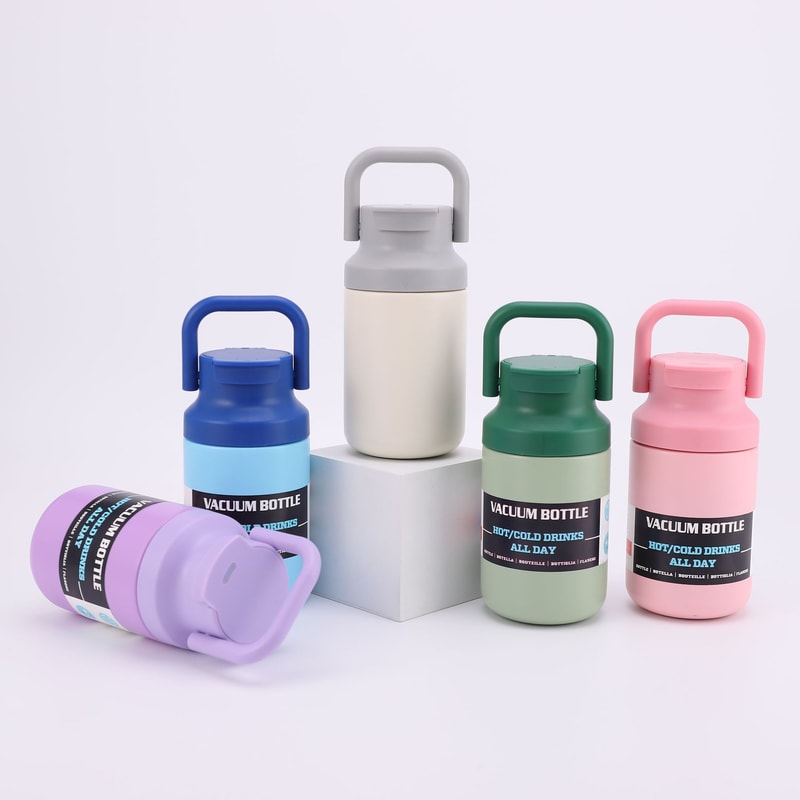 Portable Vacuum Insulated Water Bottle Stainless Steel Tumbler for Car & Outdoor