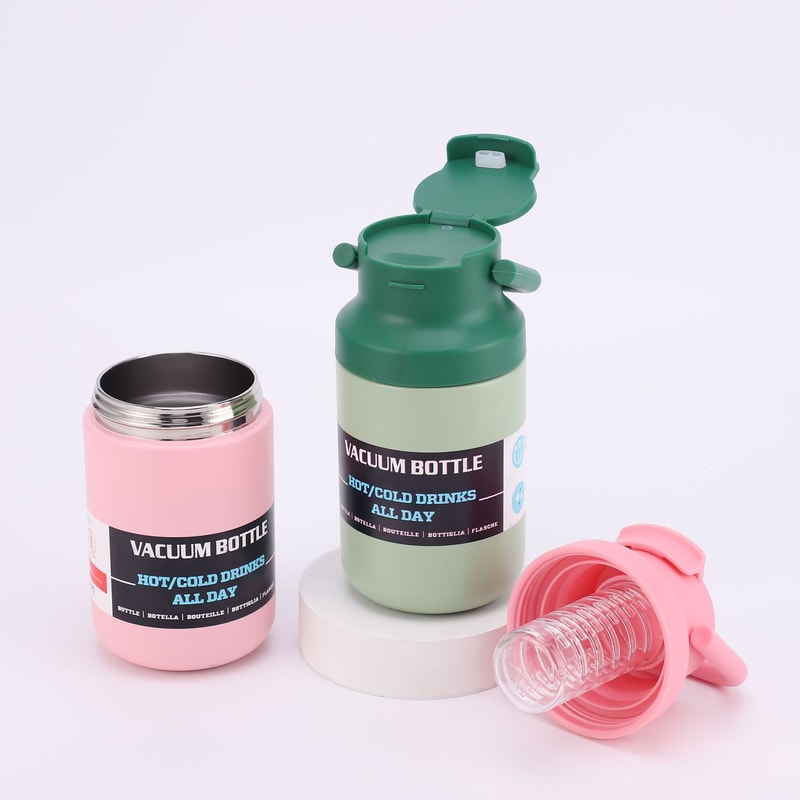 Portable Vacuum Insulated Water Bottle Stainless Steel Tumbler for Car & Outdoor