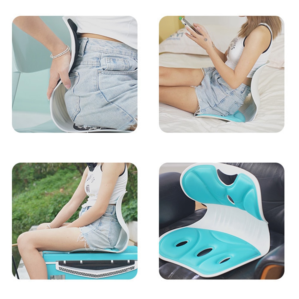 Premium Ergonomic Back & Lumbar Support Cushion for Office Study & Posture Comfort