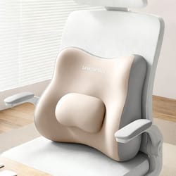 ergonomic lumbar support pillow memory foam back cushion for office chair comfort & posture relief