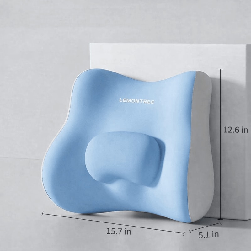 Ergonomic Lumbar Support Pillow Memory Foam Back Cushion For Office Chair Comfort Posture Relief 6