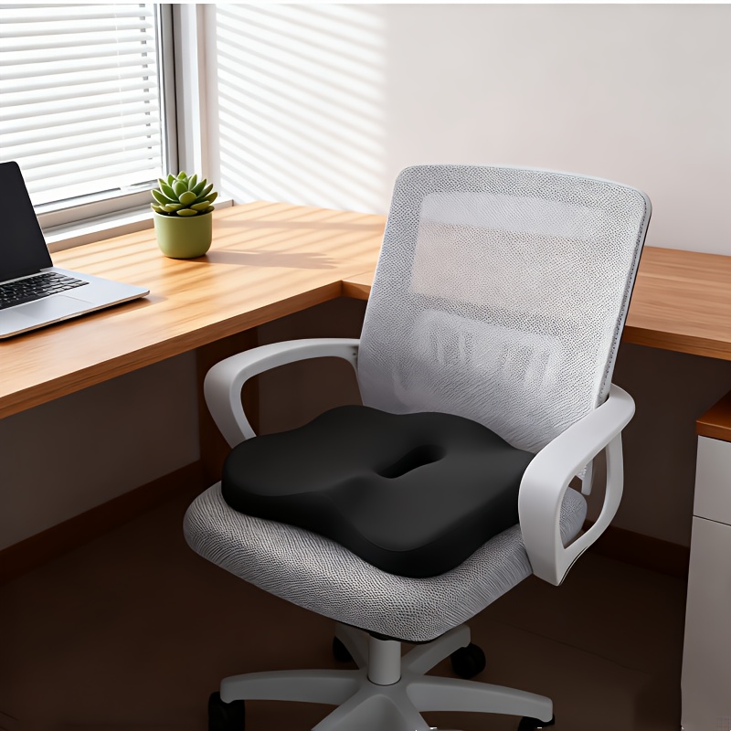 Ergonomic Coccyx Cushion for Office & Car Breathable Soft Support for Comfort and Relief
