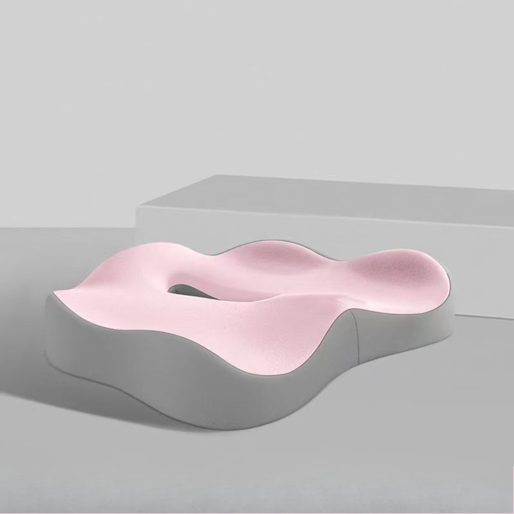 Ergonomic Coccyx Cushion for Office & Car Breathable Soft Support for Comfort and Relief