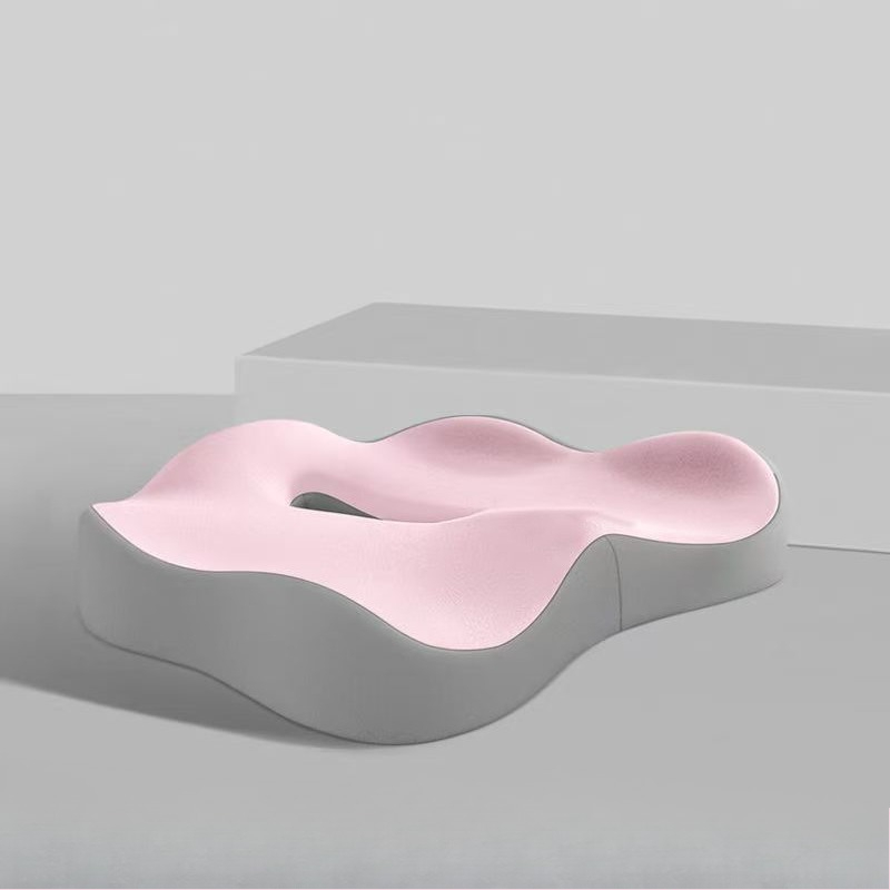 Ergonomic Coccyx Cushion for Office & Car Breathable Soft Support for Comfort and Relief