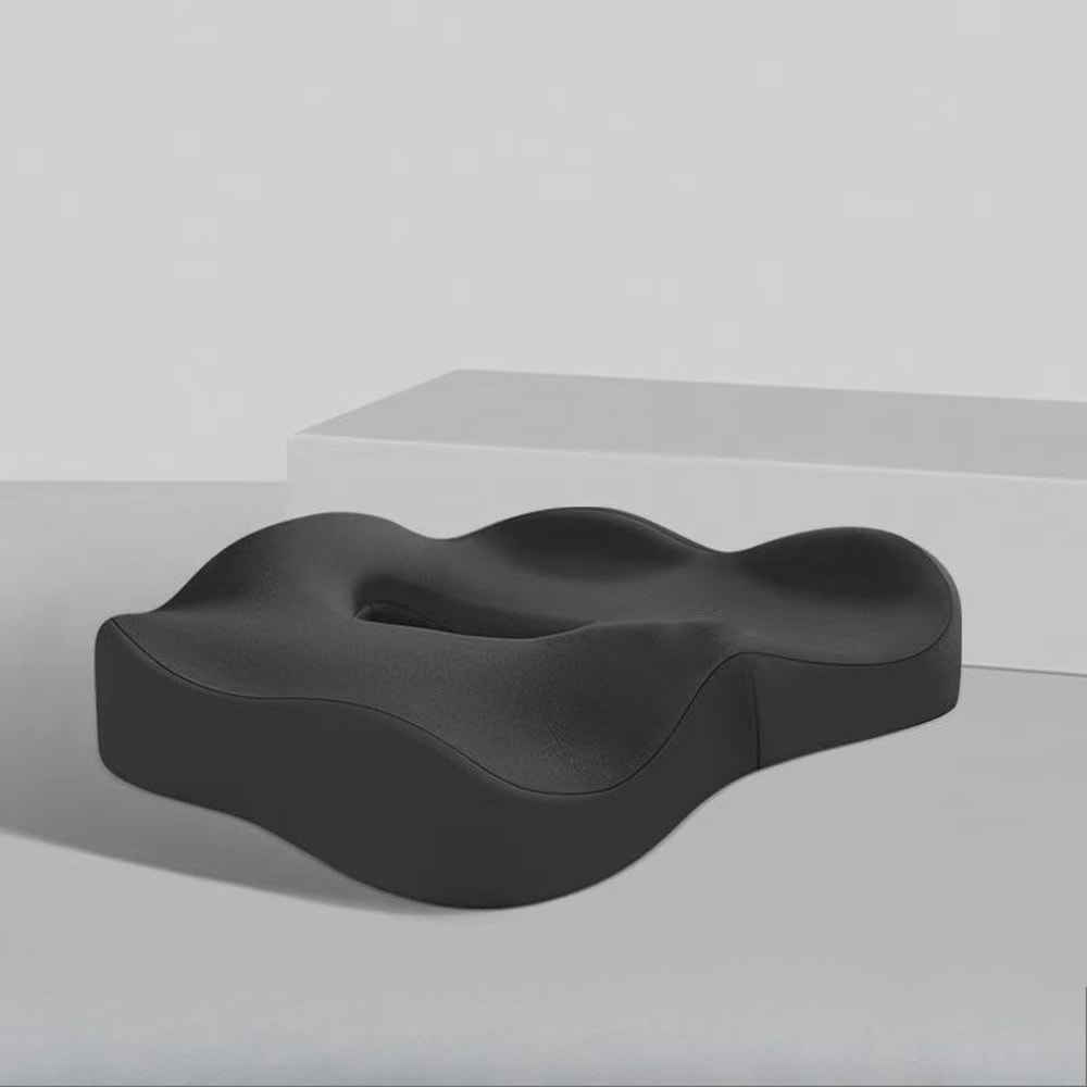 Ergonomic Coccyx Cushion for Office & Car Breathable Soft Support for Comfort and Relief