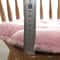 Plush Rose Flower Chair Pad Thickened Anti Slip Seat Cushion 2