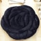 Plush Rose Flower Chair Pad Thickened Anti Slip Seat Cushion 4