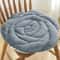 Plush Rose Flower Chair Pad Thickened Anti Slip Seat Cushion 5