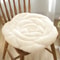 Plush Rose Flower Chair Pad Thickened Anti Slip Seat Cushion 8