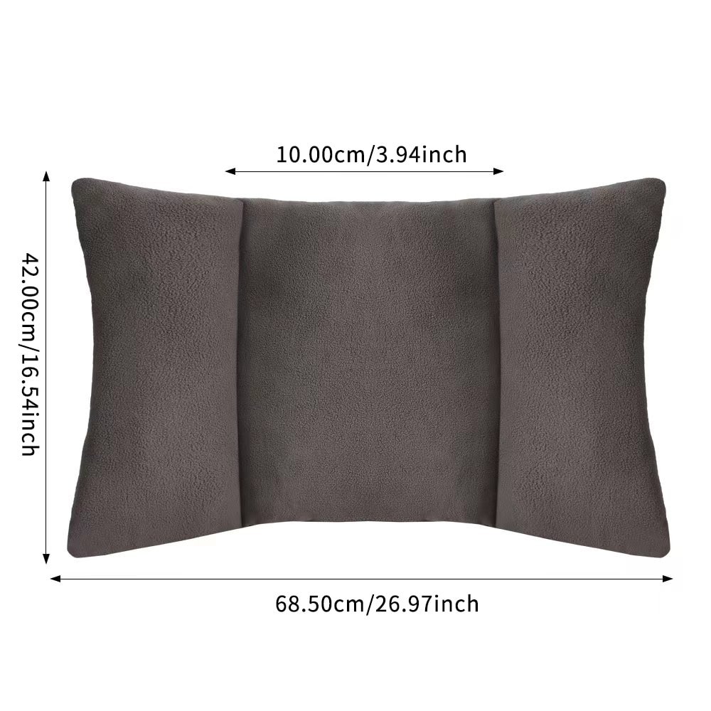Ergonomic Lumbar Support Pillow Breathable Back Cushion with PP Filled Inner Core for Ultimate Back Pain Relief