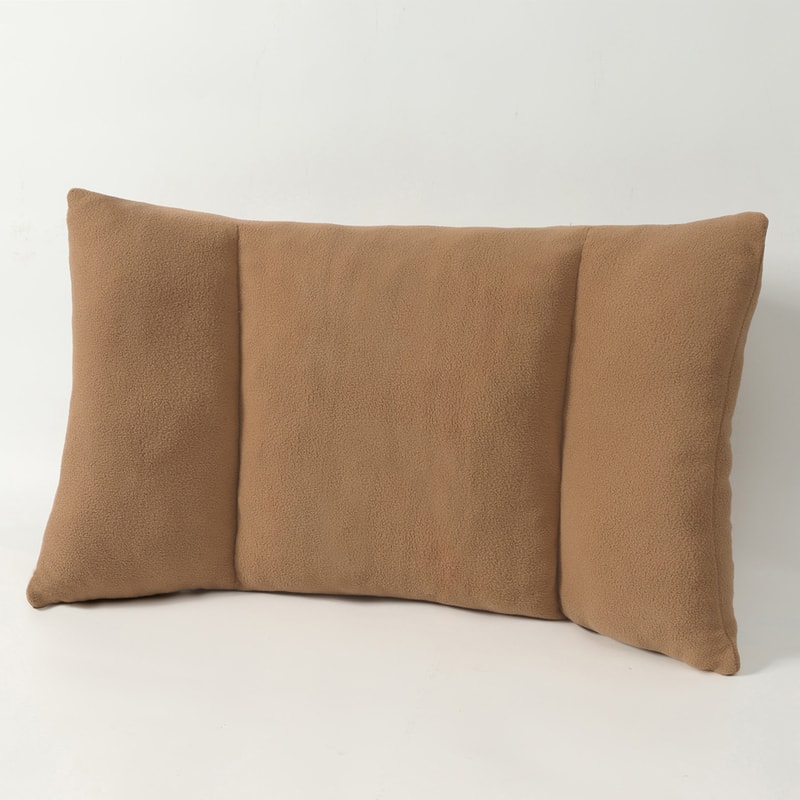 Ergonomic Lumbar Support Pillow Breathable Back Cushion with PP Filled Inner Core for Ultimate Back Pain Relief