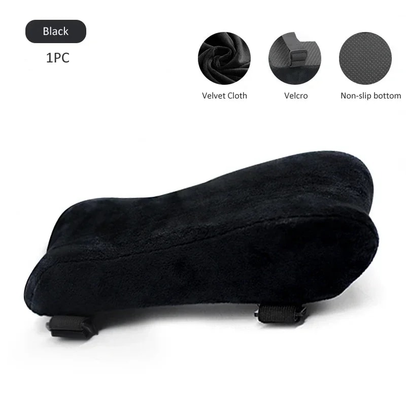 Memory Foam Office Chair Armrest Pad with Removable Cover Elbow Rest Cushion for Office & Gaming Chairs