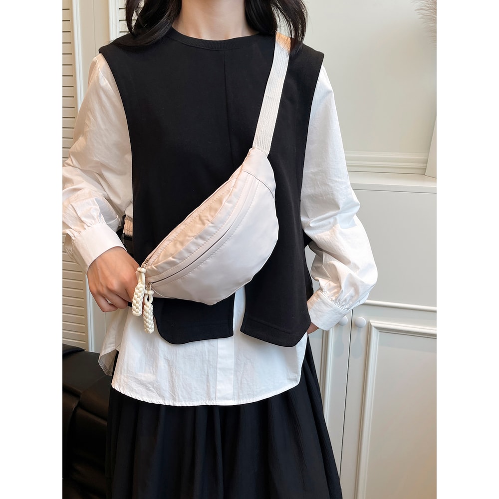 Multi Pocket Crossbody Sling Bag For Women Versatile Travel Commuting Chest Bag 2