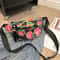 Floral Ethnic Embroidered Crossbody Bag Versatile Large Capacity Dumpling Chest Bag