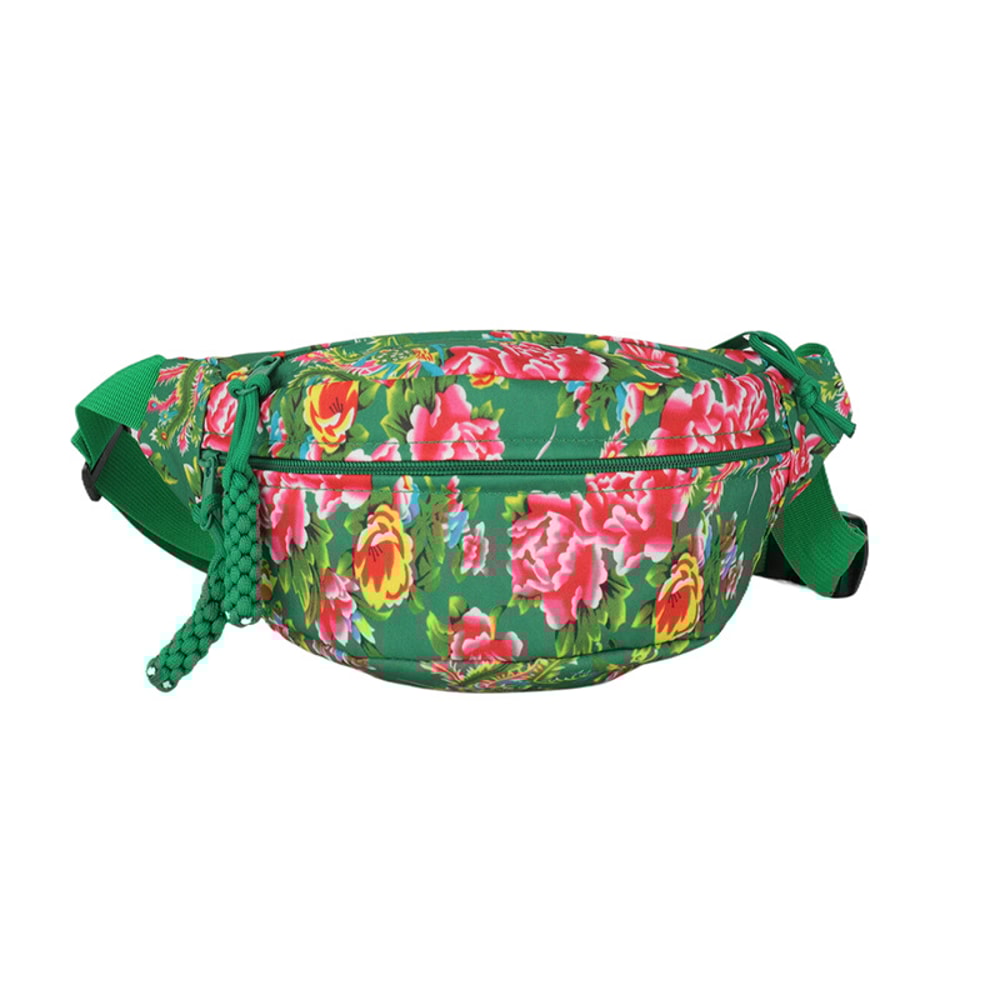 Floral Ethnic Embroidered Crossbody Bag Versatile Large Capacity Dumpling Chest Bag