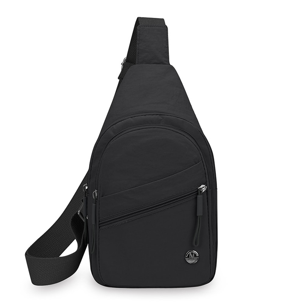 Large Capacity Nylon Messenger Bag Waterproof Lightweight Crossbody Chest Bag For Women 8