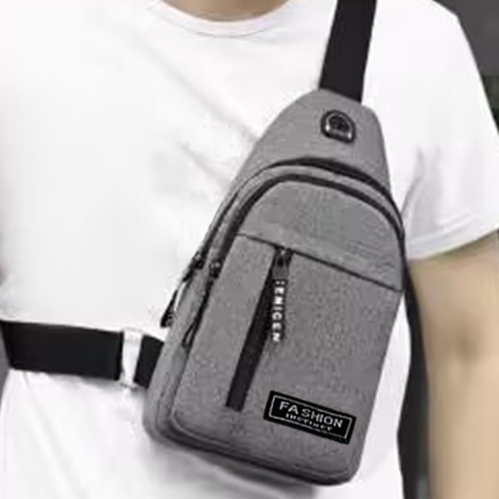 Unisex Sling Bag Lightweight Crossbody Shoulder Backpack and Waterproof Travel Chest Pack for Sports and Outdoors