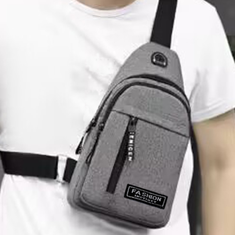 Unisex Sling Bag Lightweight Crossbody Shoulder Backpack and Waterproof Travel Chest Pack for Sports and Outdoors