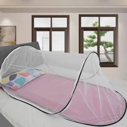 portable pop up mosquito net tent foldable full bottom bed canopy for camping & home