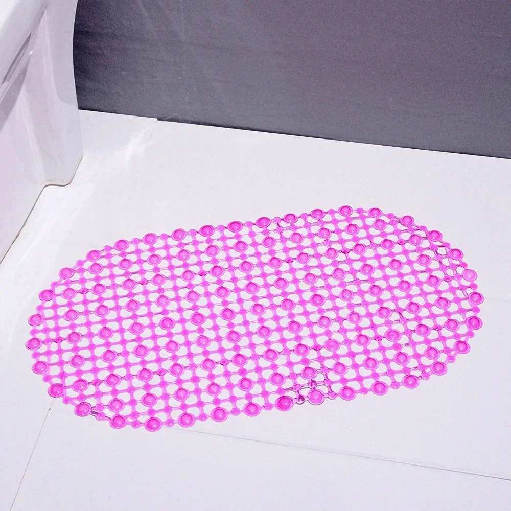 Ultimate Non Slip Shower Mat With Massaging Suction Cups Premium Anti Skid Bath Mat For Safety And 7