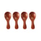 Artisanal Mini Wooden Spoons for Spices Condiments and Honey Natural Short Handle Eco Scoops