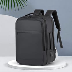 professional business travel backpack large capacity water resistant laptop bag for men