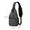Versatile Mens Sling Bag Lightweight Crossbody Chest Pack For Travel Hiking 2