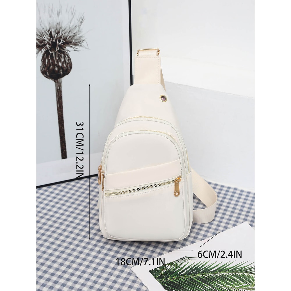 Versatile MultiPocket Sling Bag Stylish Crossbody Chest Bag For Travel And Daily Use 2