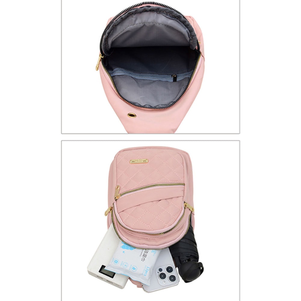 Waterproof Anti Theft Sling Bag For Women Compact Travel Chest Backpack 2