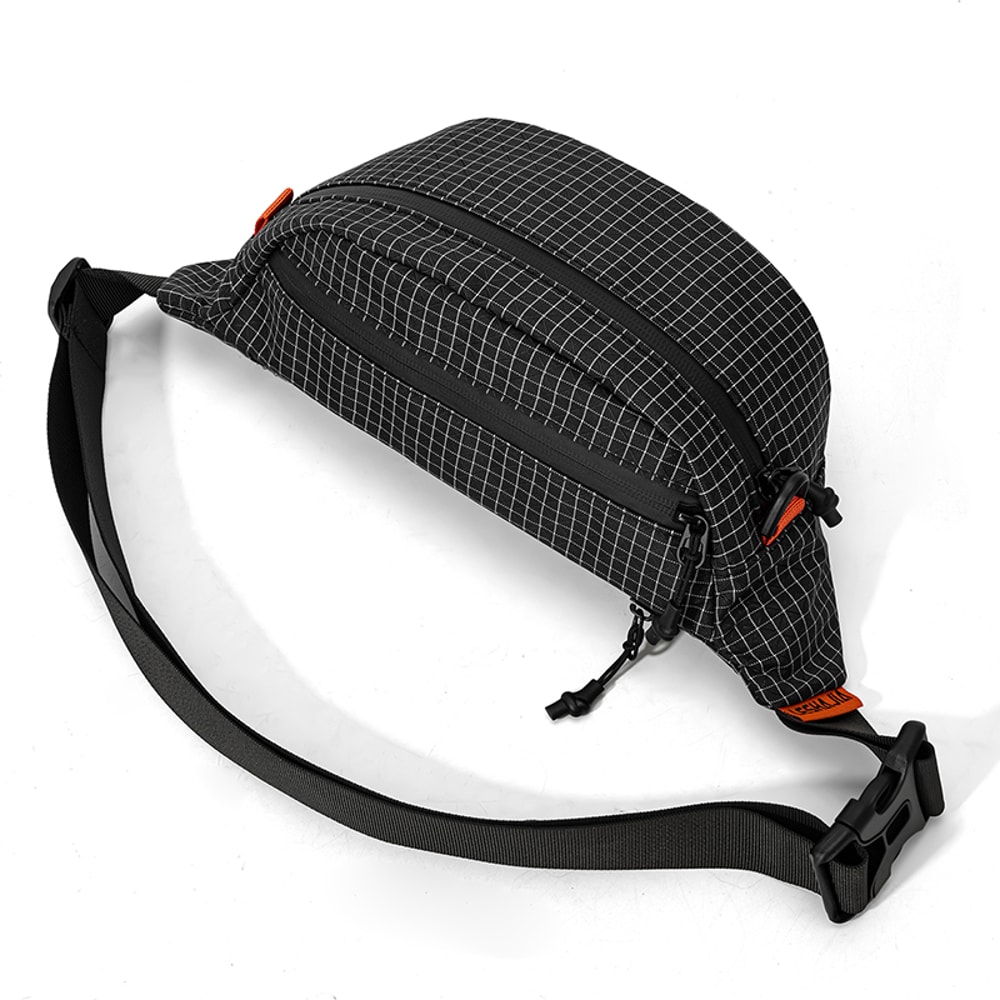 Lightweight Crossbody Waist Bag Large Capacity Outdoor Travel Sling for Men & Women