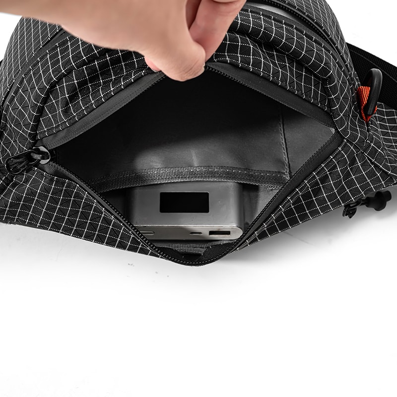 Lightweight Crossbody Waist Bag Large Capacity Outdoor Travel Sling for Men & Women