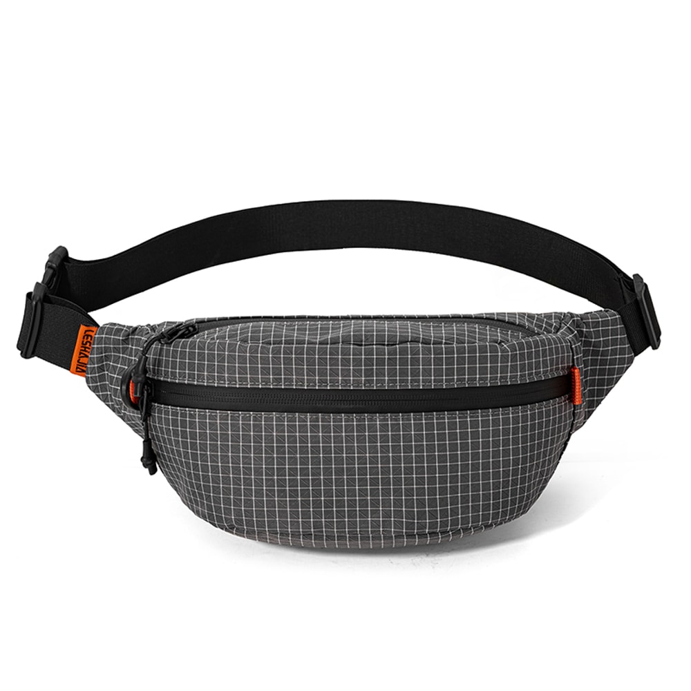 Lightweight Crossbody Waist Bag Large Capacity Outdoor Travel Sling for Men & Women