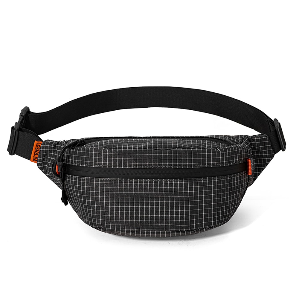 Lightweight Crossbody Waist Bag Large Capacity Outdoor Travel Sling for Men & Women
