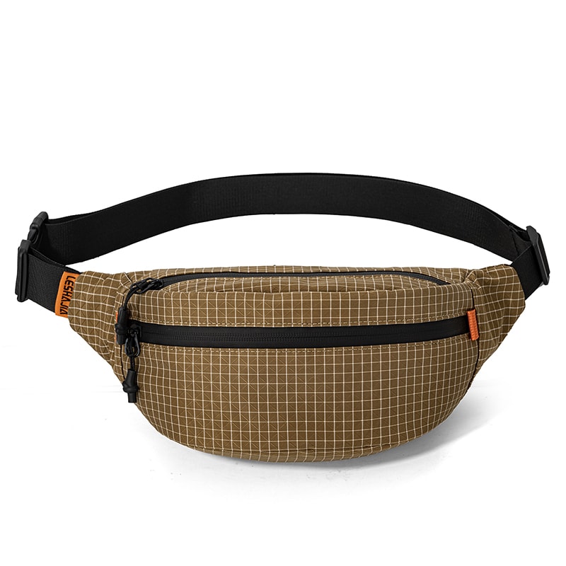 Lightweight Crossbody Waist Bag Large Capacity Outdoor Travel Sling for Men & Women